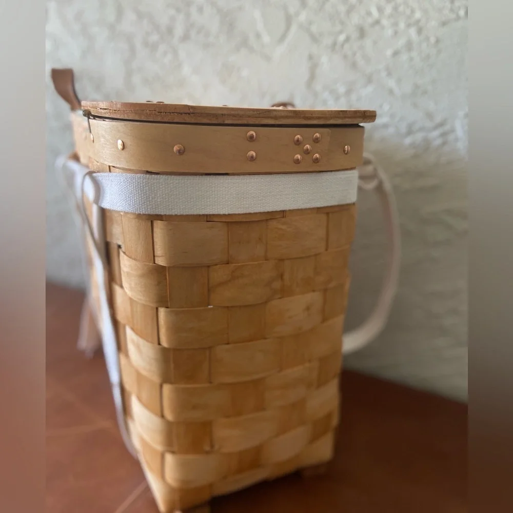 Mountain Trails Baskets~Vintage~Pristine~Handmade~USA~ Natural Wood~Backpack